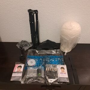 Black Hair Styling Tool Kit